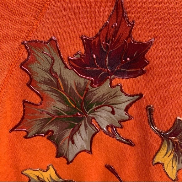 Vintage Fall Leaves Crewneck Sweatshirt - Picture 5 of 6